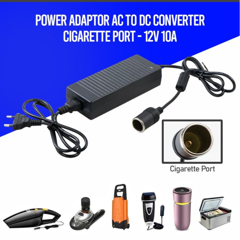 adaptor 12v 10amper buat pompa angin