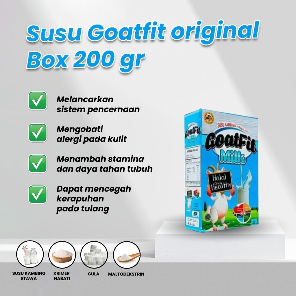 

Susu Kambing Etawa Plus Royal Jelly GoatFit