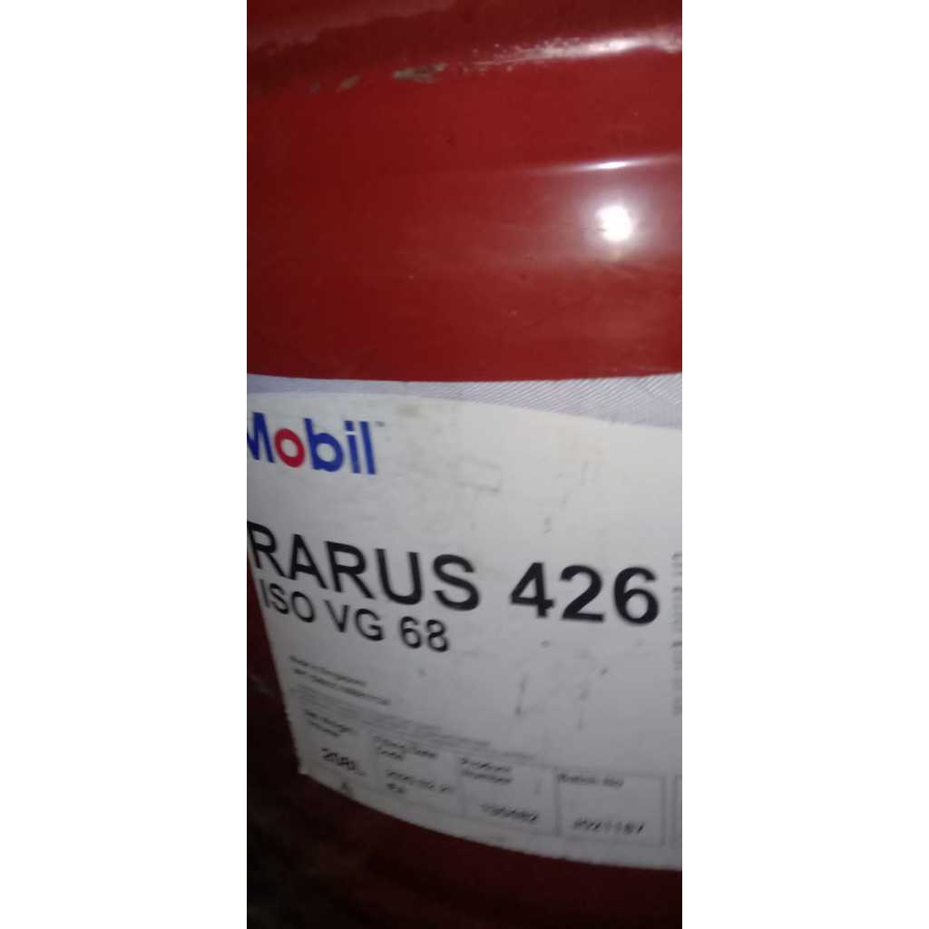 MOBIL RARUS 426 , Oli Kompresor Udara ISO VG 68 Kemasan Drum 208L