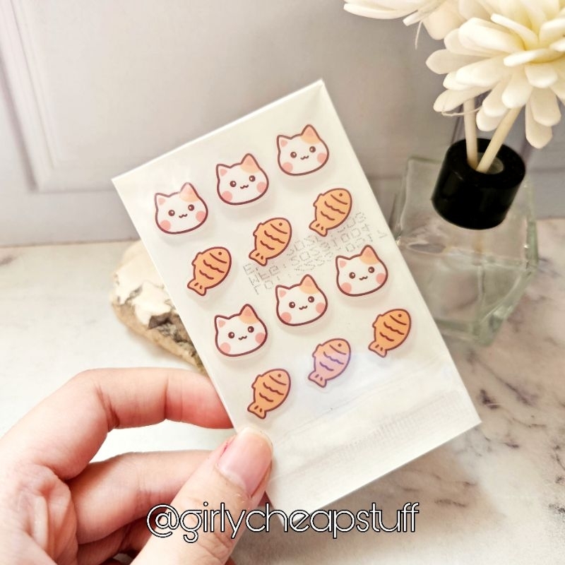 Cat Bungeoppang Kitten Kucing Stiker Jerawat Hydrocolloid Acne Pimple Patch Sticker Jerawat Pinteres