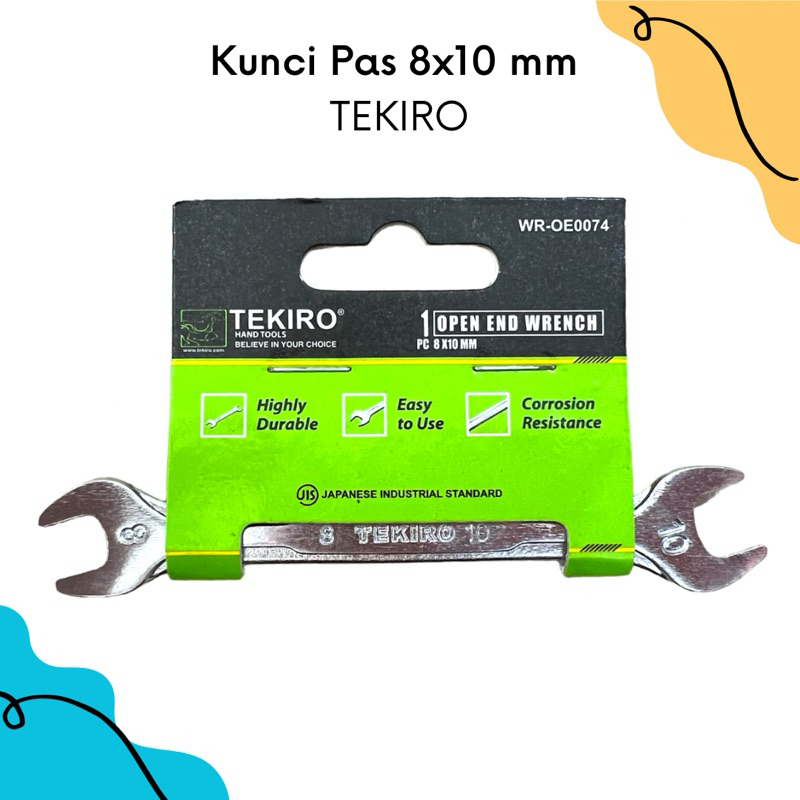 Tekiro Kunci Pas 8x10mm | Kunci Pas Tekiro 8x10mm | Kunci Pas 8x10mm | Kunci Pas Murah