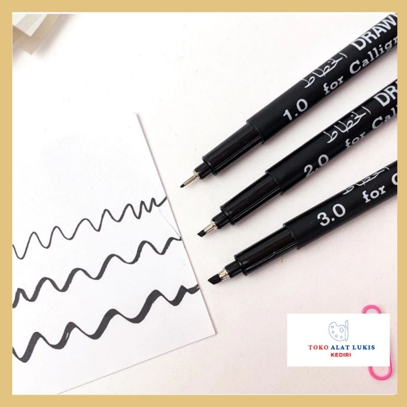 

Snowman Bolpen Kaligrafi Hitam