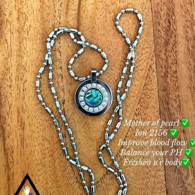 Terjangkau Kalung Kesehatan Pendant Seriess Original - HEART BLUE MCI