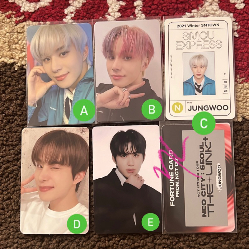 Photocard NCT Jungwoo Sanrio