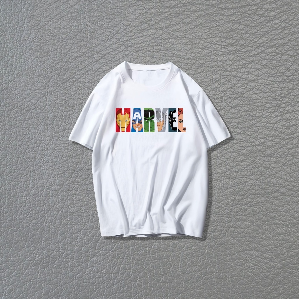 Baju Kaos T Shirt Cotton katun 100% original combed 24s Premium Pria Wanita Unisex marvel BL B1364