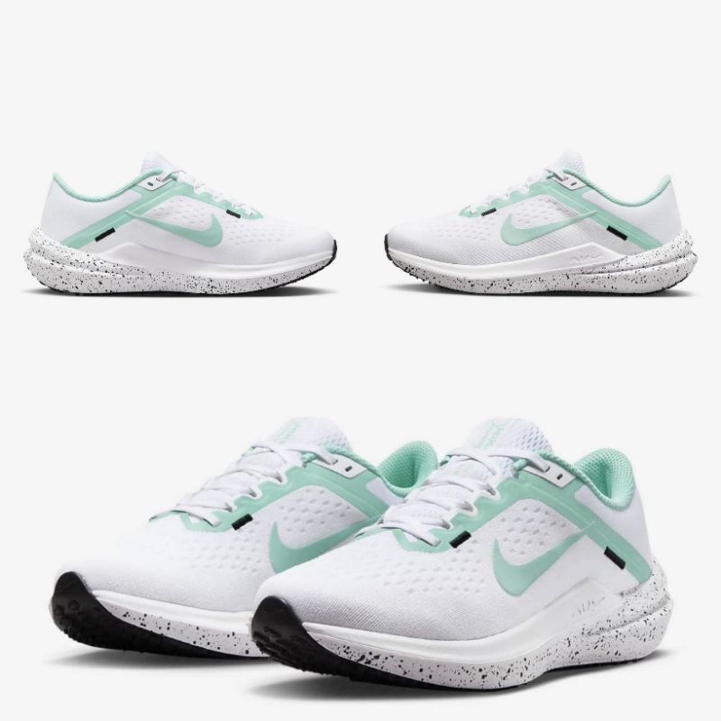 SEPATU PRIA & WANITA , SEPATU NIKE ZOOM WINFLO 10 WHITE EMERALD BNIB Spezial EDITION