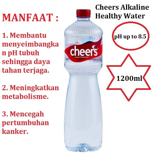 

Cheers Alkaline Healthy Water 1200ml (1 botol)