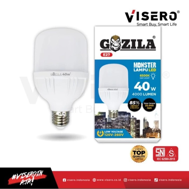LAMPU BULB LED GOZILA 40W