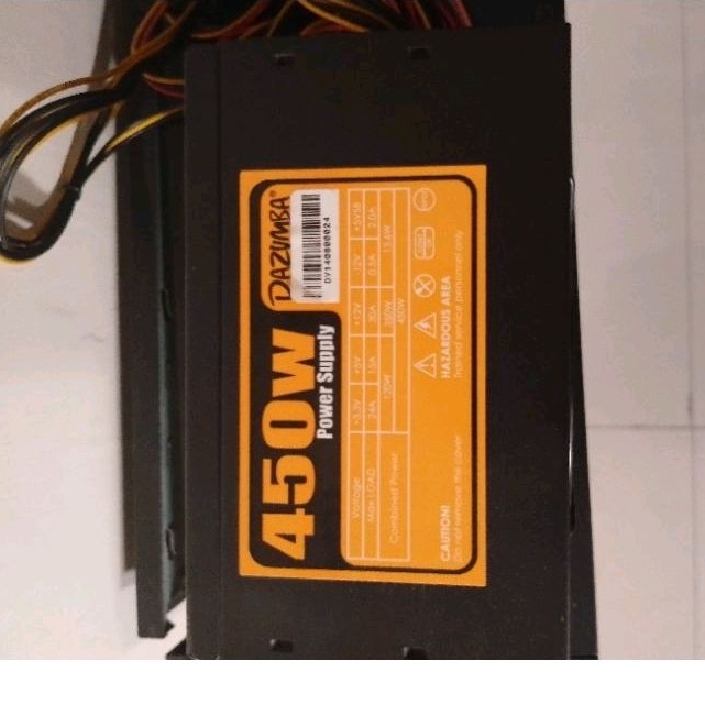 power supply dazumba 450watt pure