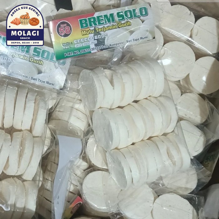 

Brem Bulat Sari Tape Singkong Asli Solo - Molagi Snack