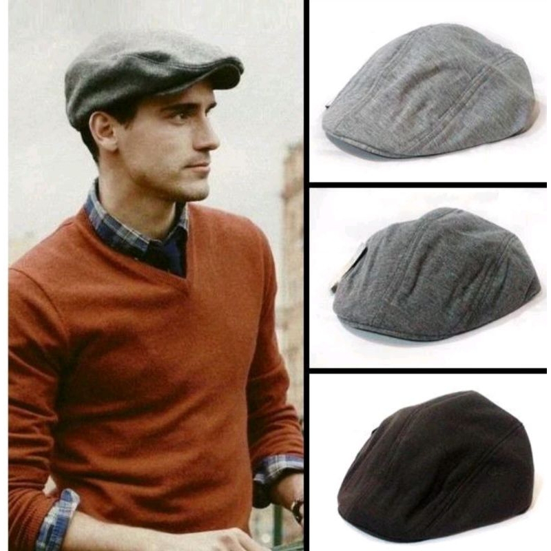 topi flat caps#topi lukis,dewasa