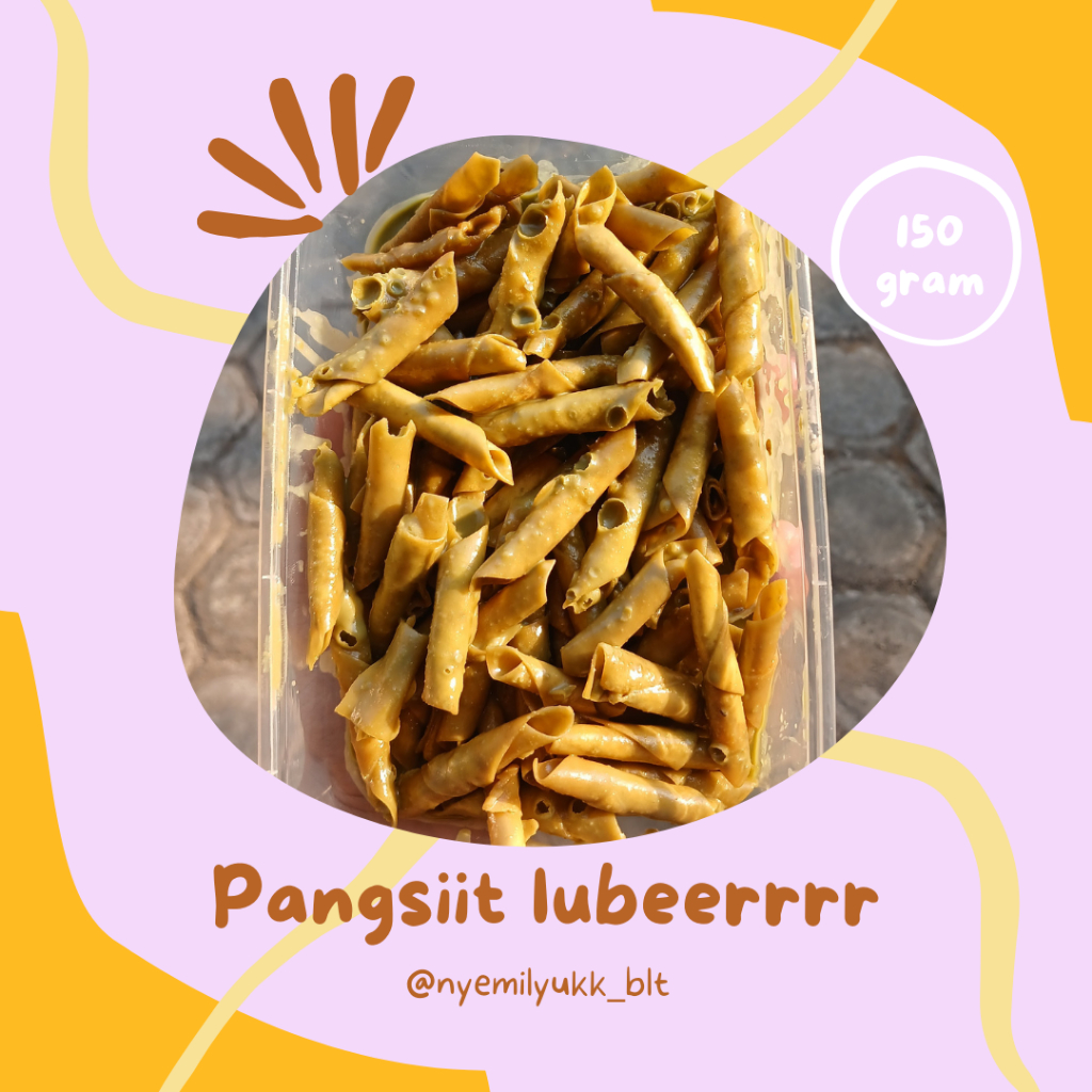 

Pangsit luberrrr manis Keripik pangsit manis