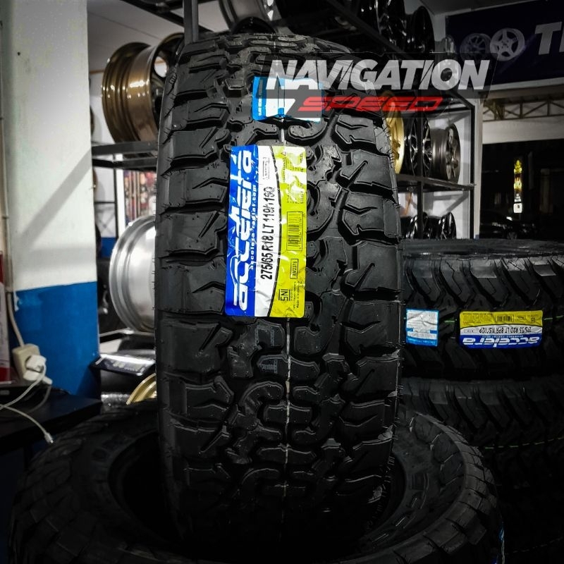 Ban cangkul Offroad 275 65 R18 Accelera Omikron C/T 275/65 R18 Bukan Bs