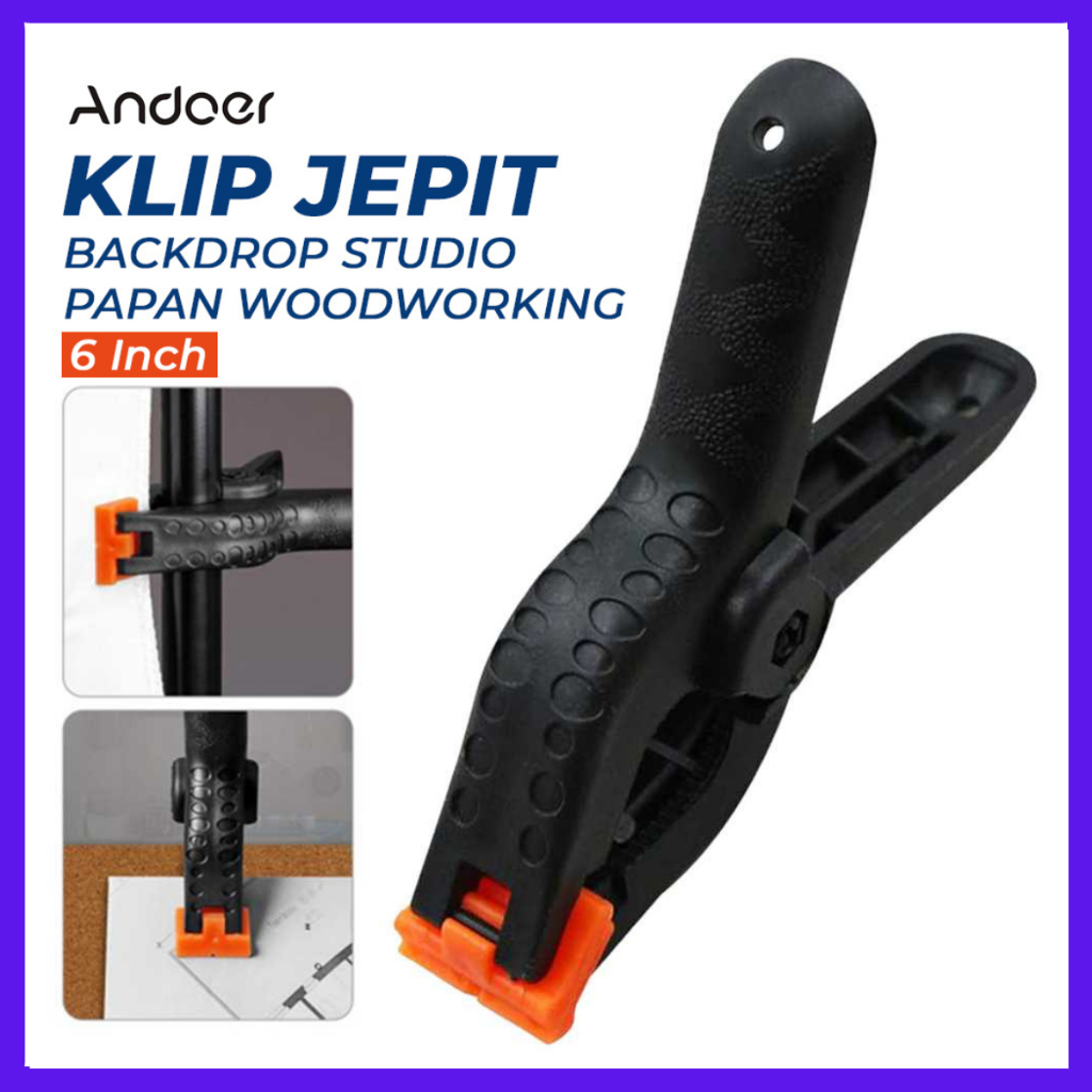 Jepit Backdrop Studio Fotografi Woodworking 6 Inch / Klip Jepit Backdrop Poto studio Jepit Kain