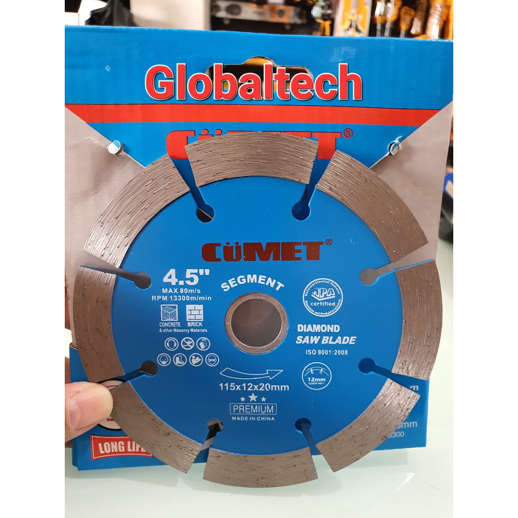 CUMET 4,5" MATA POTONG KERAMIK GRANIT DIAMOND BLADE 115MM LONG LIFE