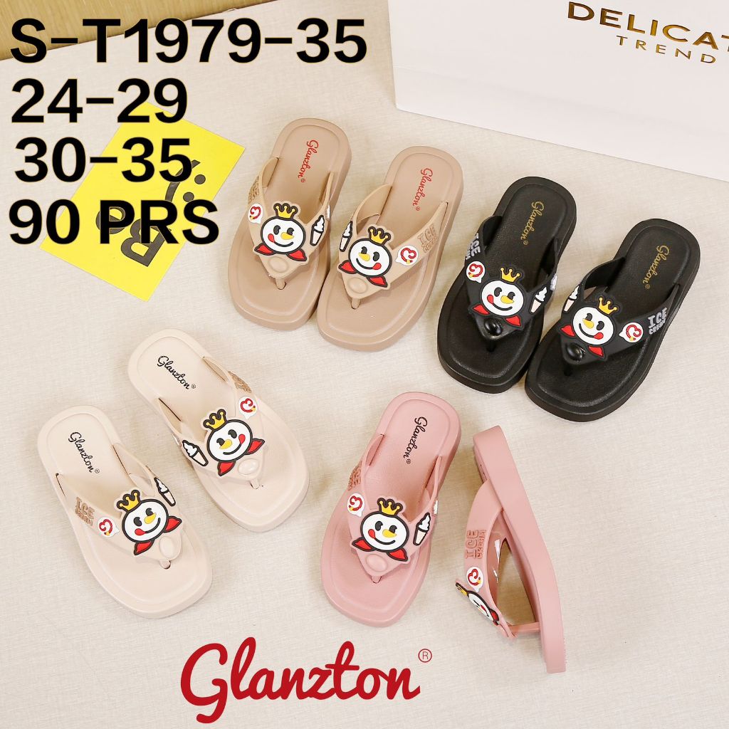 SANDAL ANAK PEREMPUAN GLANZTON T 1979 UKURAN 24/35 DENGAN MOTIF MIXUE TERBARU,,