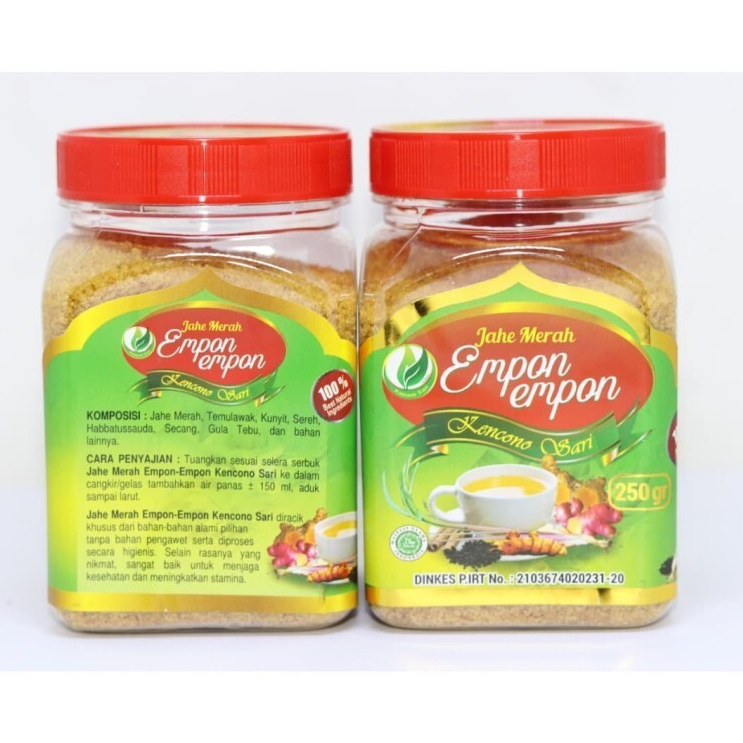 

Jahe Merah Empon Empon Kencono Sari 250 gr Ramuan Minuman Rempah