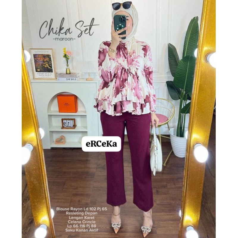 Setelan Chika Set Pakaian Wanita By Original Erceka
