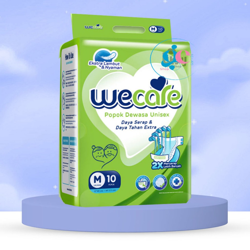 Wecare Adult Diapers M 10 - Wecare Adult Diapers L 8 - Wecare Adult Diapers XL 8