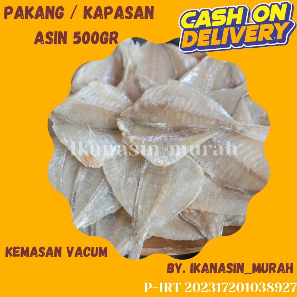 

IKAN ASIN PAKANG TAWAR / PAKANG ASIN / KAPASAN 500GR / IKAN ASIN MURAH BISA COD