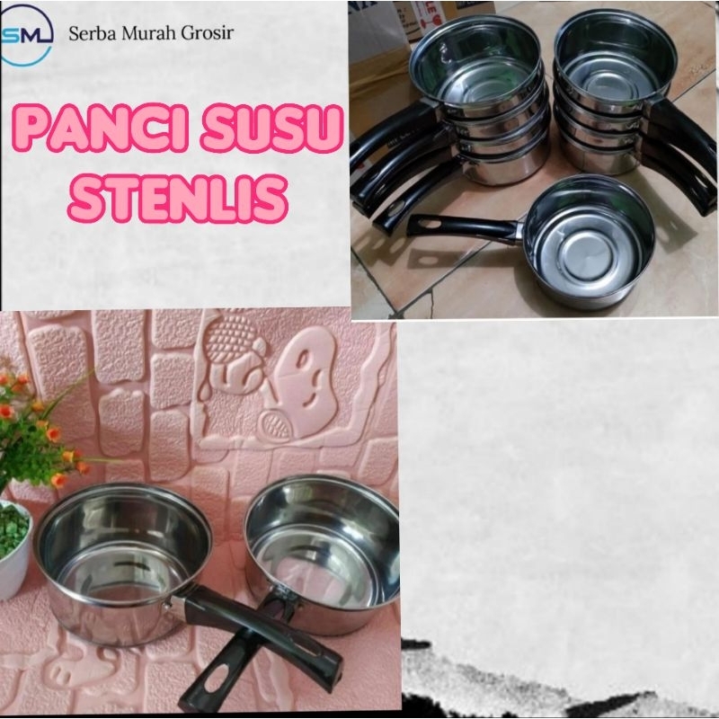 Panci Susu/panci rebus/panci serbaguna/panci susu stenlis