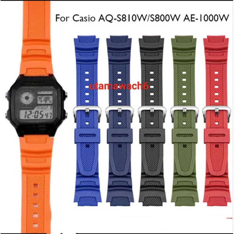 Tali Jam Casio AE-1000W  AE 1000W AE-1100W AE-1200WH AE-1300WH W-216H W-218H SKMEI 1299,sw200