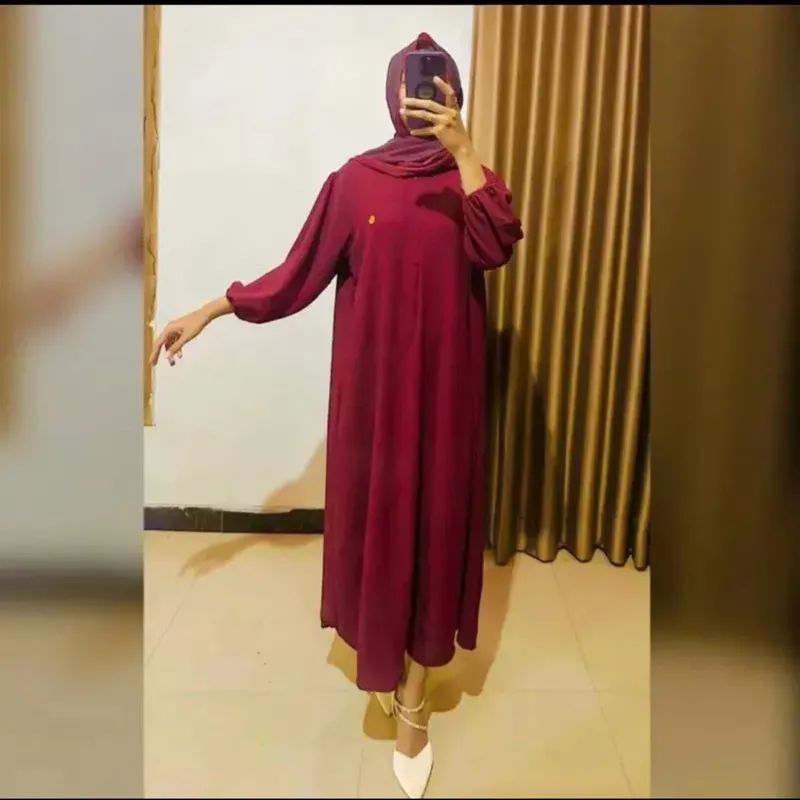 FATHIA DRESS/GAMIS CRINKLE AIRFLOW