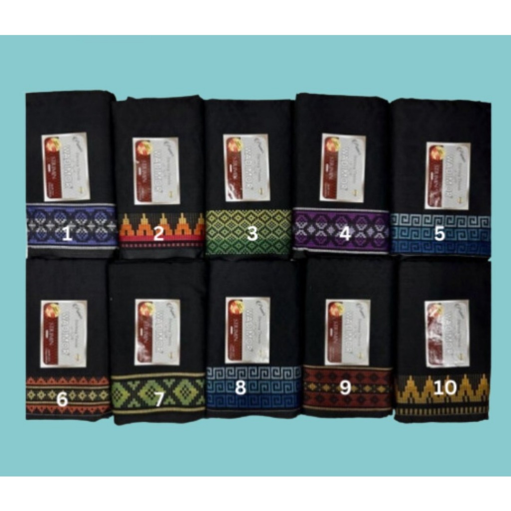 Sarung Wadimor Strimin Khusus HITAM