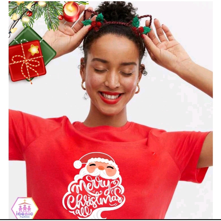 Kaos Natal Merry Christmas / Kaos Natal Couple Keluarga / Baju Natal terbaru 2023/ Kaos Natal anak
