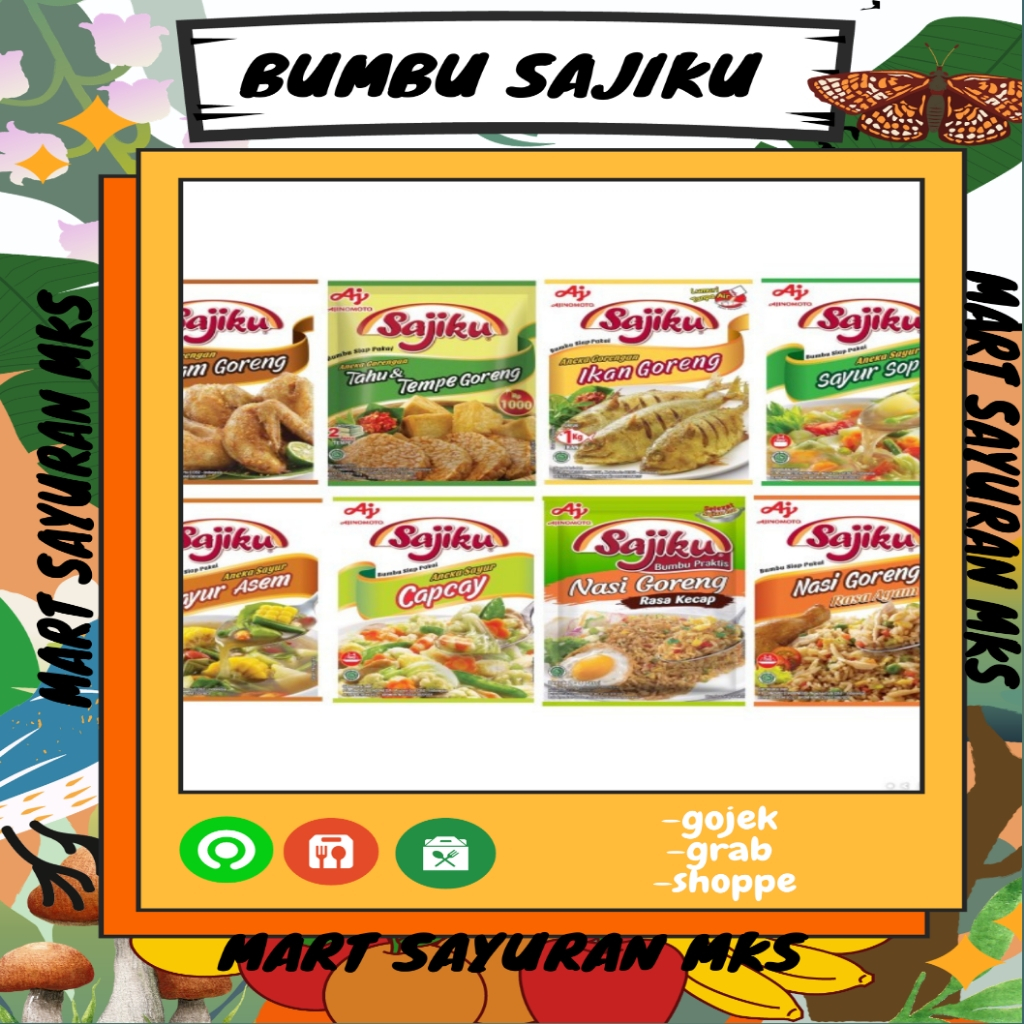 

Bumbu Sajiku Tempe/ayam/Nasigoreng/dll