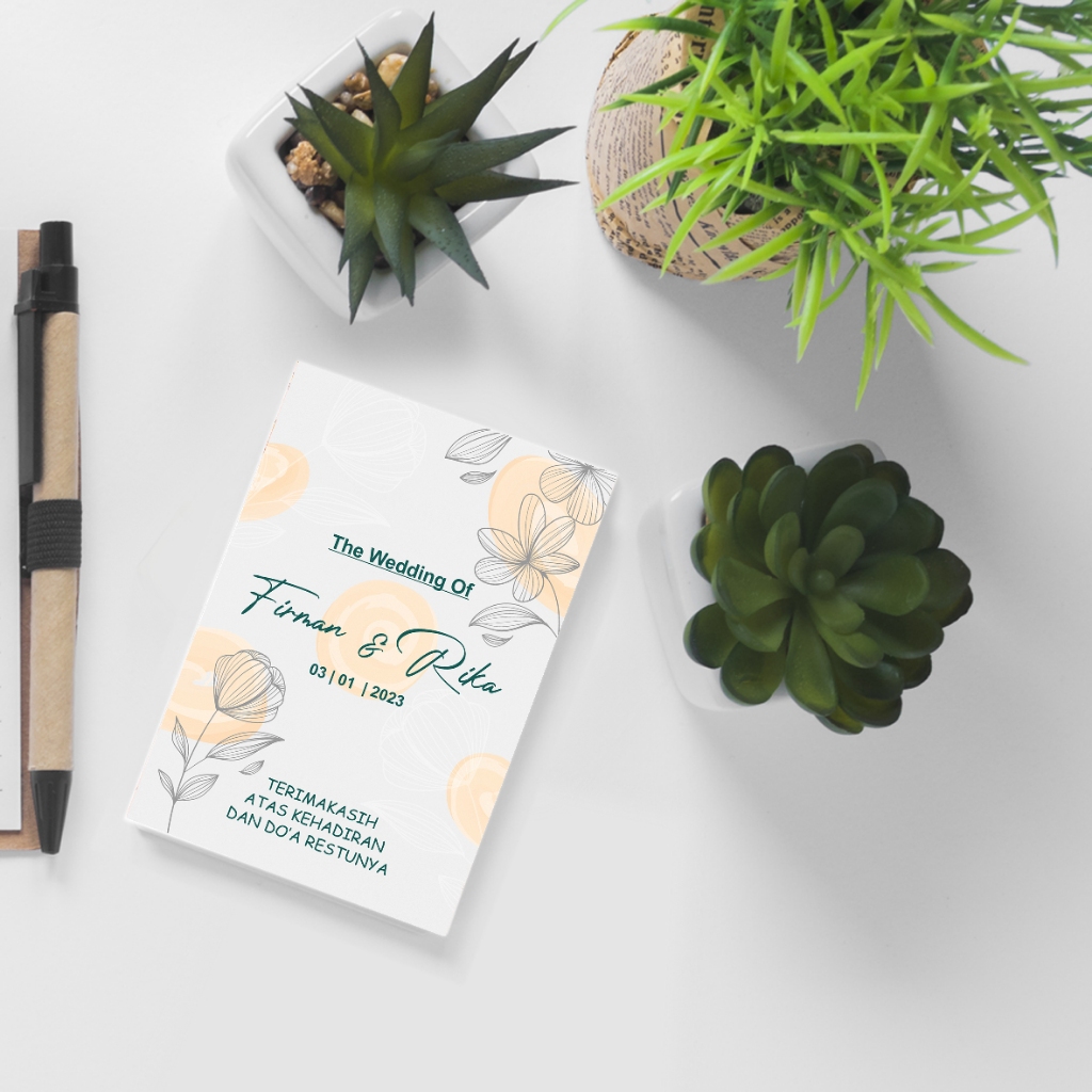 Kartu Ucapan Terimakasih Souvenir  - Ucapan Terimakasih Pernikahan Lucu