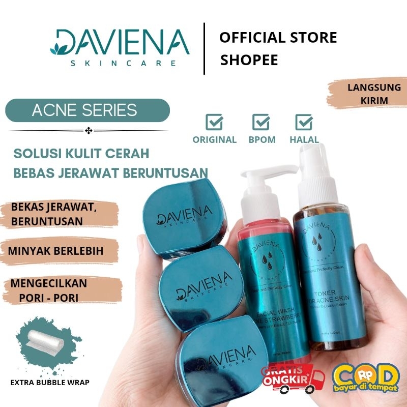 DAVIENA SKINCARE ACNE SERIES DAVIENASKINCARE OFFICIAL STORE DISTRIBUTOR DAVIENASKINCAREOFFICIAL DAVI