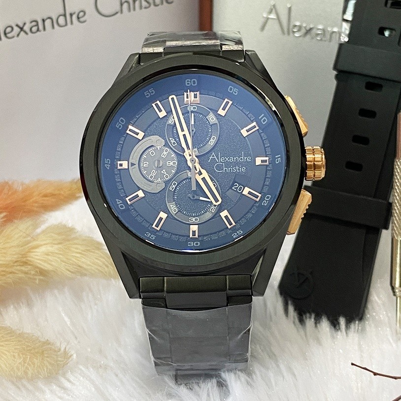 Jam Tangan Alexandre Christie Pria AC 6654 / AC6654 Original Garansi Resmi 1 Tahun