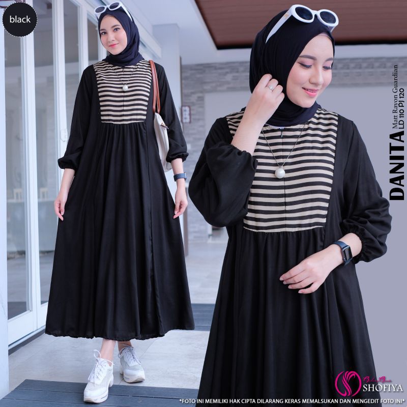 DRESS MIDI GAMIS JUMBO RAYON GUARDIAN LD 110 LD110 KATUN POLOS MIX TERBARU KEKINIAN MODIS CASUAL LUC