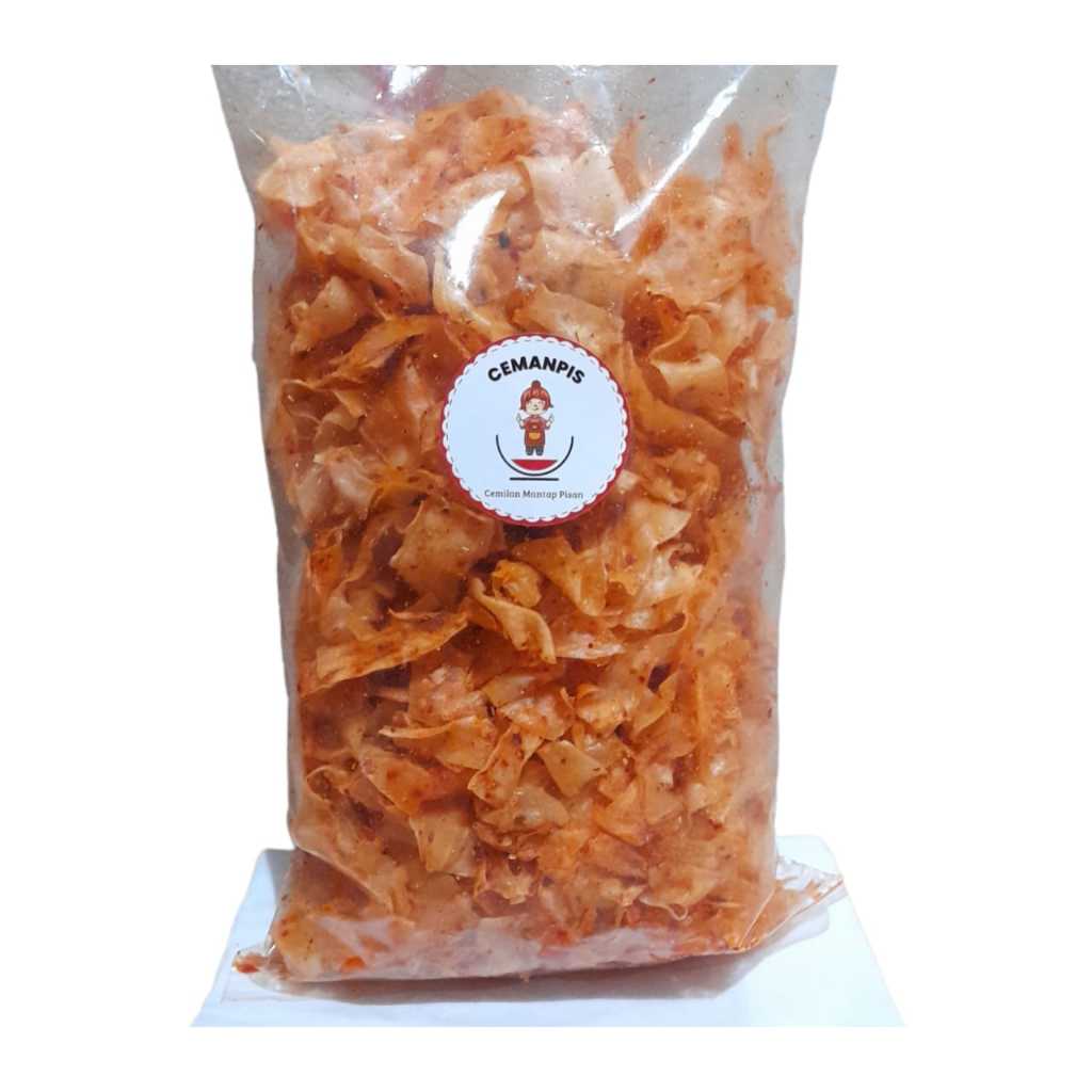 

KRIPIK KRIWIL / KRIPIK SINGKONG PEDAS DAUN JERUK 500 GRAM CEMANPIS