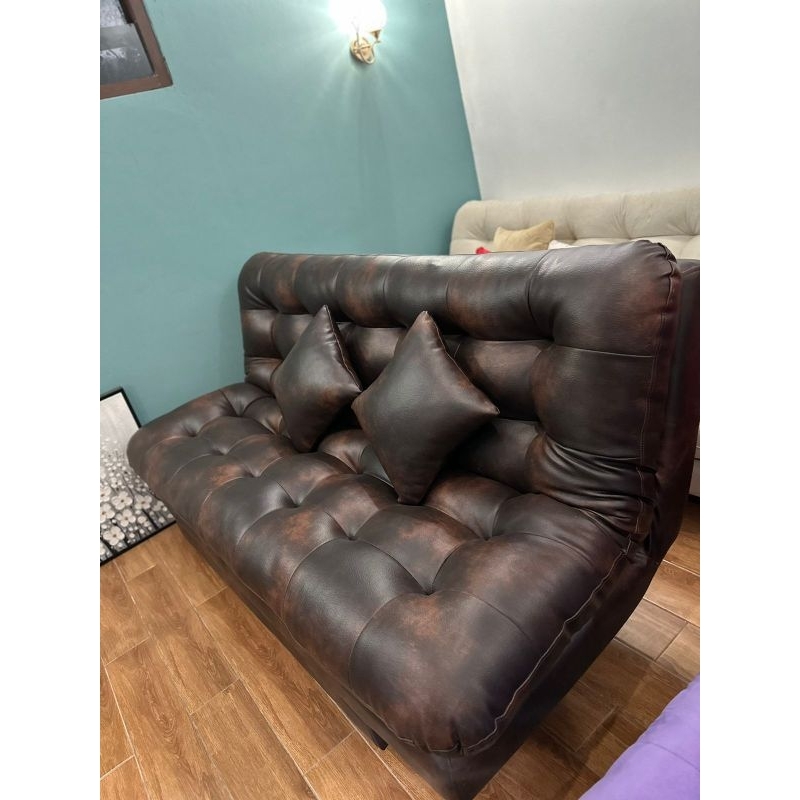 sofa bed bahan kulit Oscar