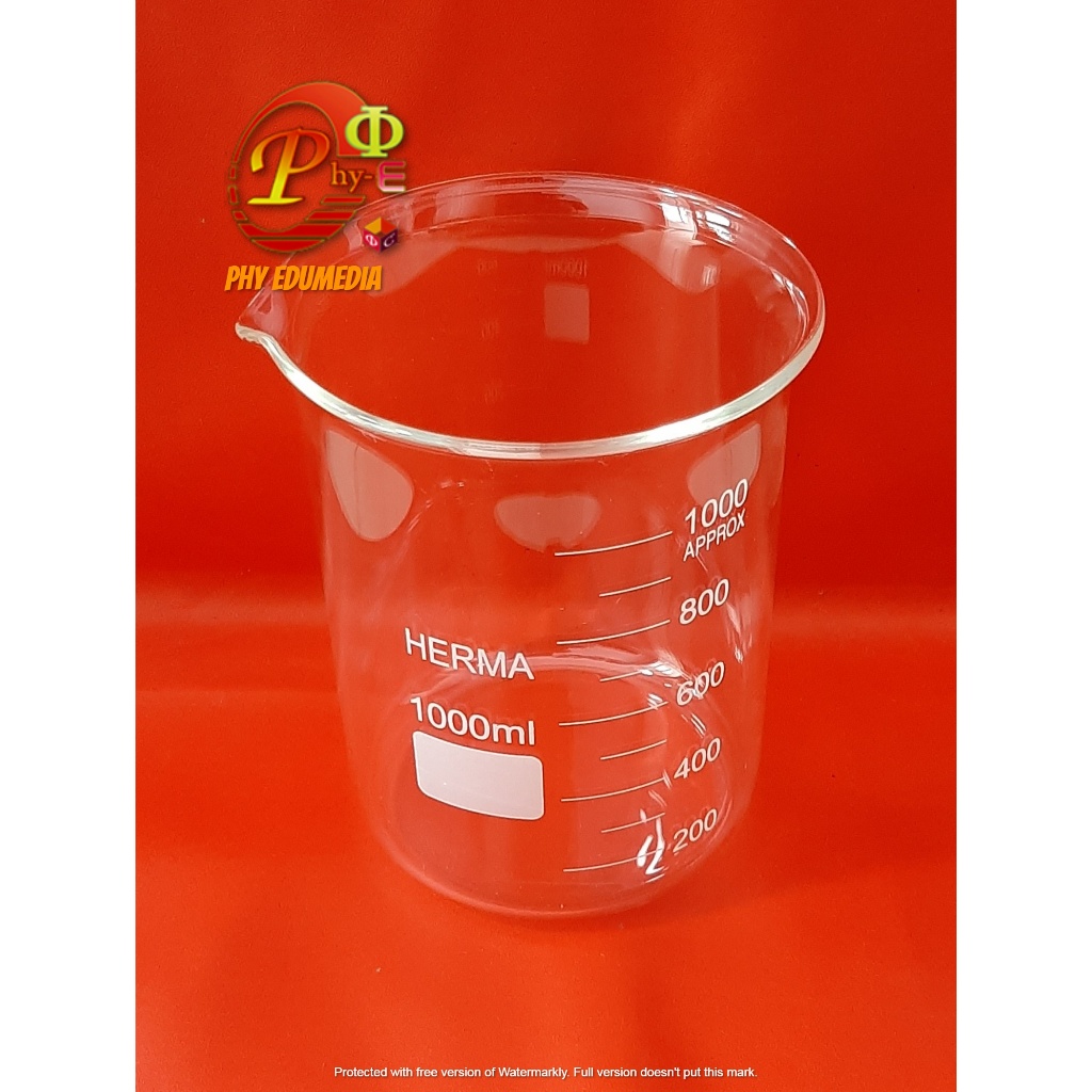 Beaker / Beaker 2000ml Herma / Beaker Glass 2000ml / Gelas Kimia 2000ml HERMA