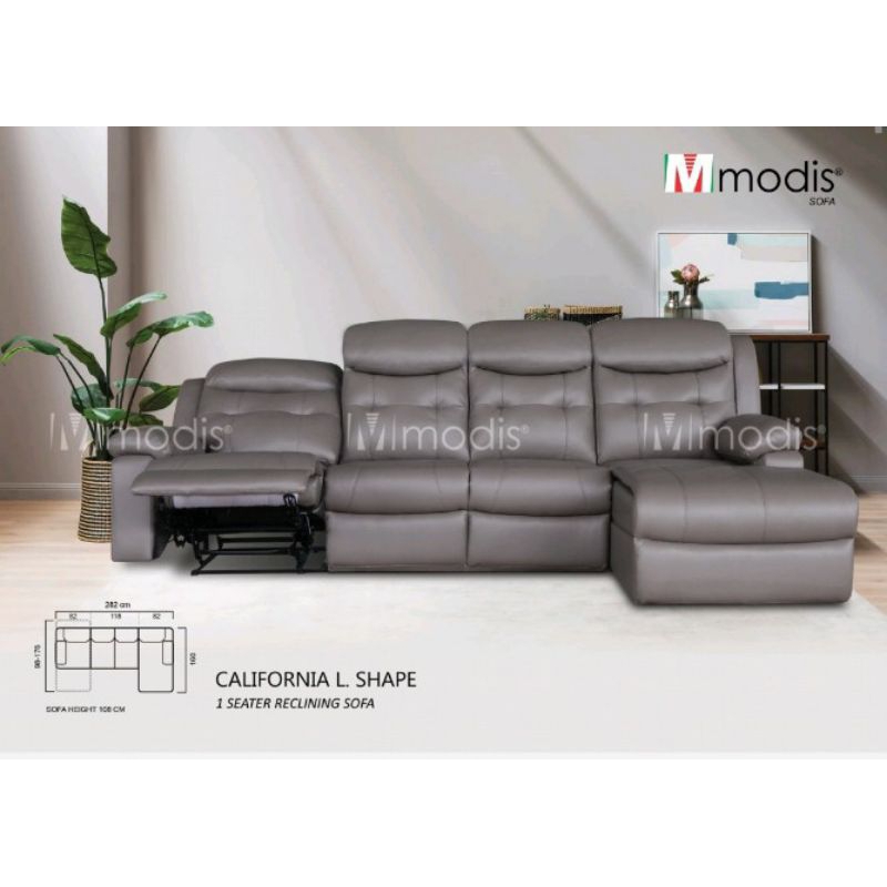 Sofa Recliner California L Shape Modis