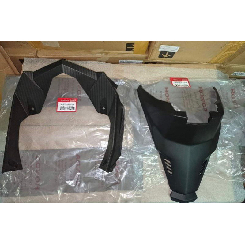 Paketan Cover dek mesin & garnish bawah lampu depan vario led 125 150 old lama K59 Original