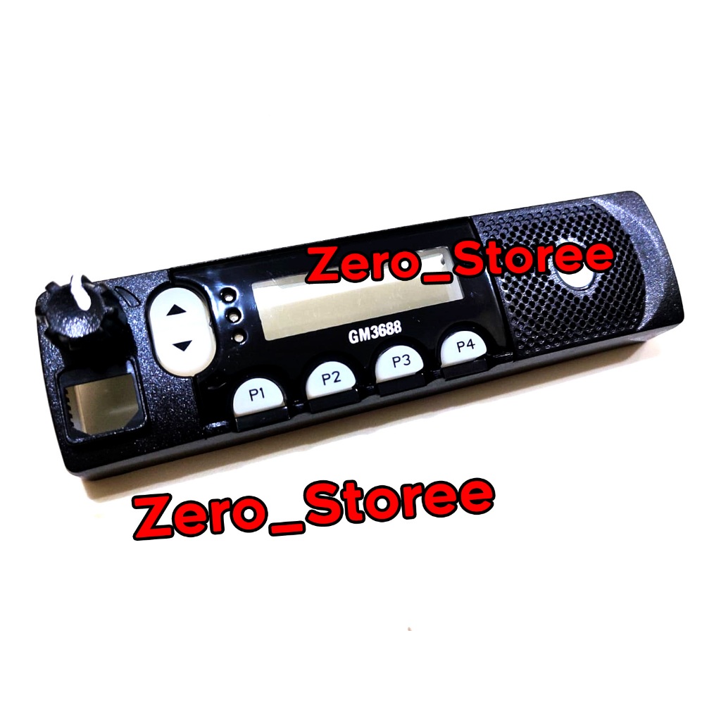 Casing GM3688 Rig Motorola Kesing Gm-3688 Keypad Kipet Kepala Depan Tampilan Front panel depan Body 