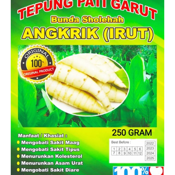 

Terlaris TEPUNG IRUT ASAM LAMBUNG TEPUNG PATI ANGKRIK arrowot 250gr