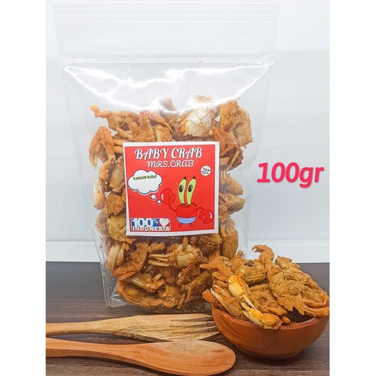 

Big Sale BABY CRAB KRISPY 100gr || KEPITING KRIUK | KRISPY | HALAL | CAMILAN SEHAT HALAL SNACK SEAFOOD / CRAB KRIPS Murah Banget