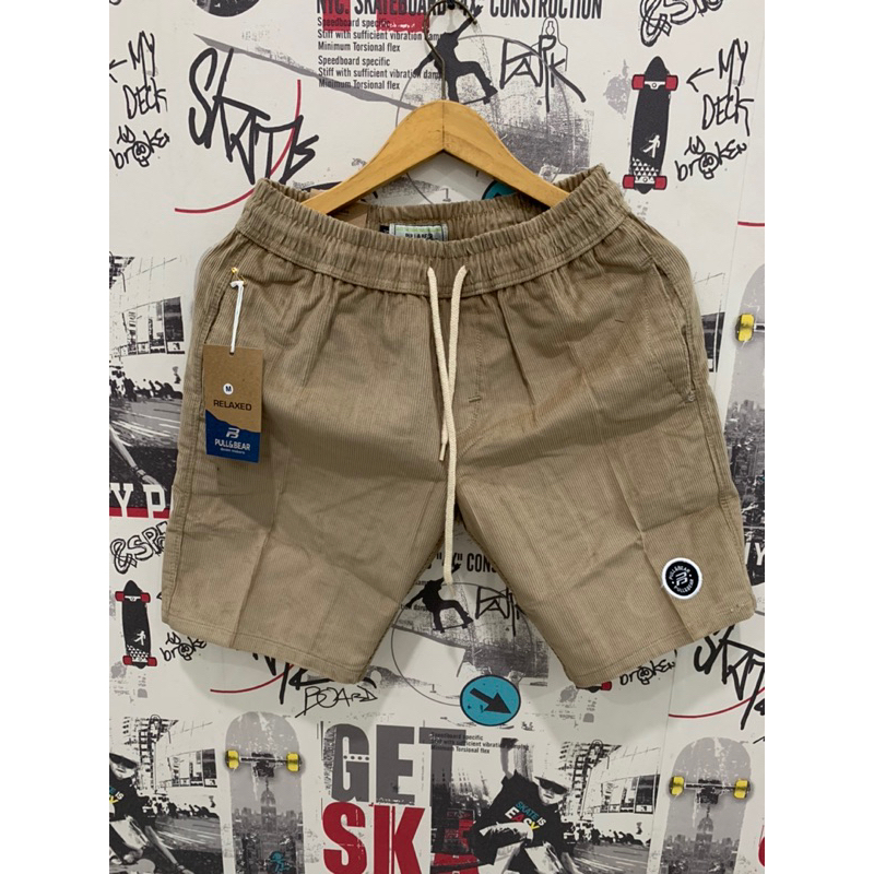 BEST SELLER REAL PICT Celana Pendek Corduroy Branded Surf