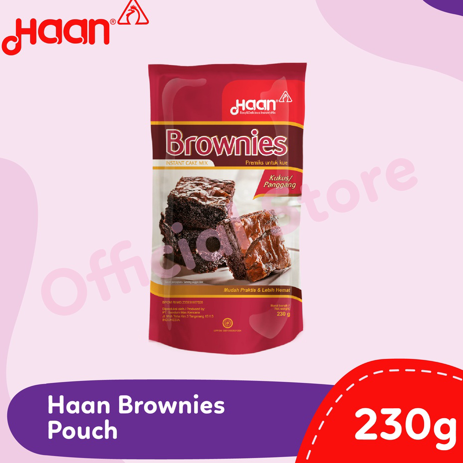 

Best Terlaris HAAN BROWNIES 230gr Seller