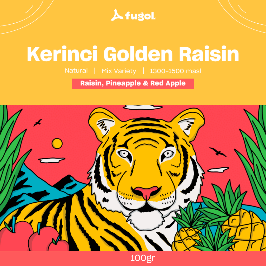 

Kopi Arabika KERINCI GOLDEN RAISIN (100 gr) Single Origin Specialty Coffee Beans Arabica