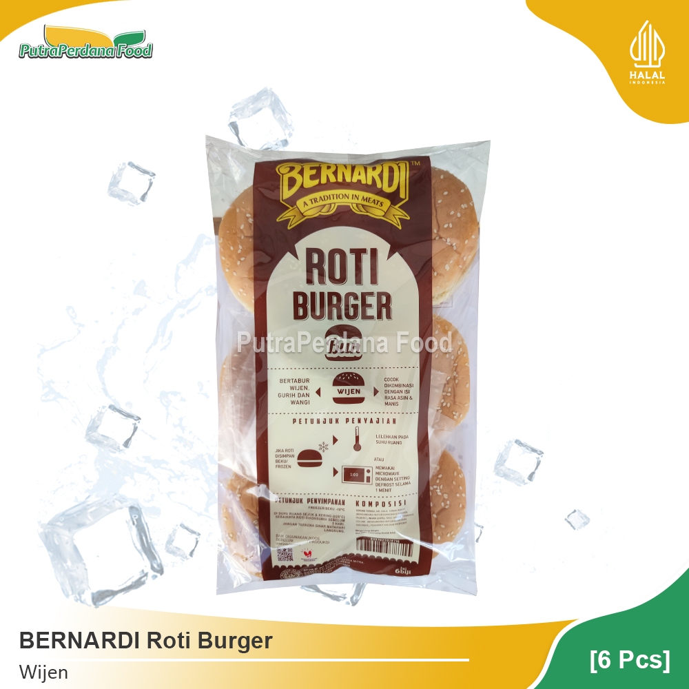 

BERNARDI Roti Burger Wijen (6 Pcs)