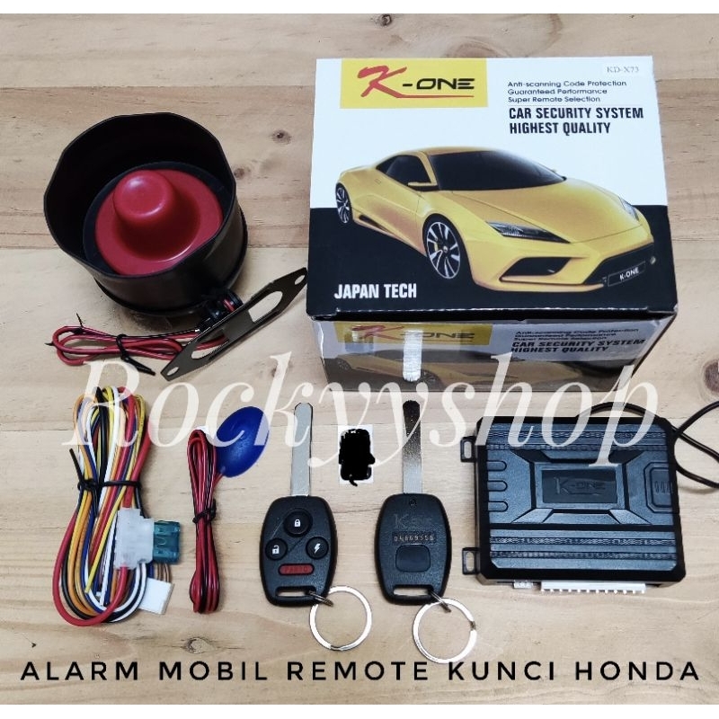 Alarm mobil Remote model kunci Honda
