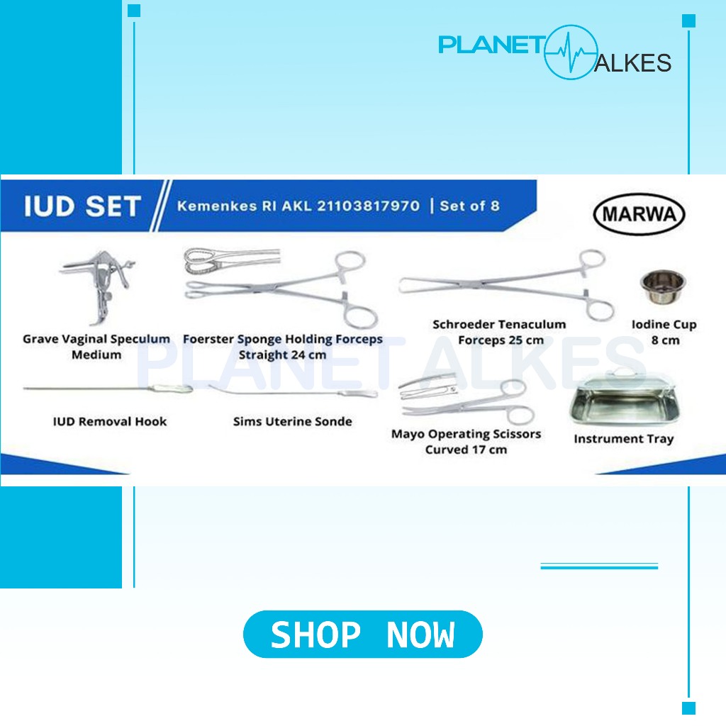 Set IUD Kit Original MARWA / Peralatan KB / Intra Uterine Device Set