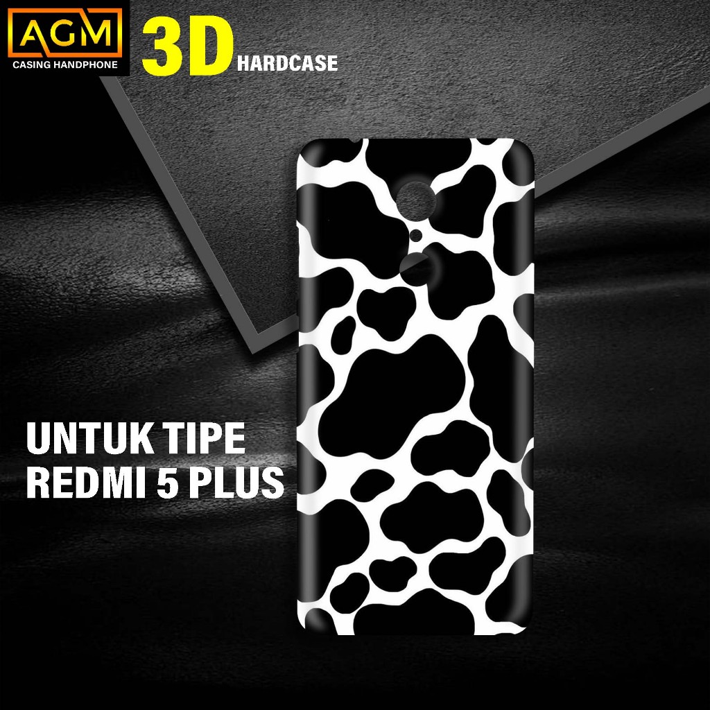 Case Xiaomi Redmi 5 Plus Terbaru Case Hp xiaomi Terbaru 3D Full print [Motif KARTUN SAPI ] - Case ha