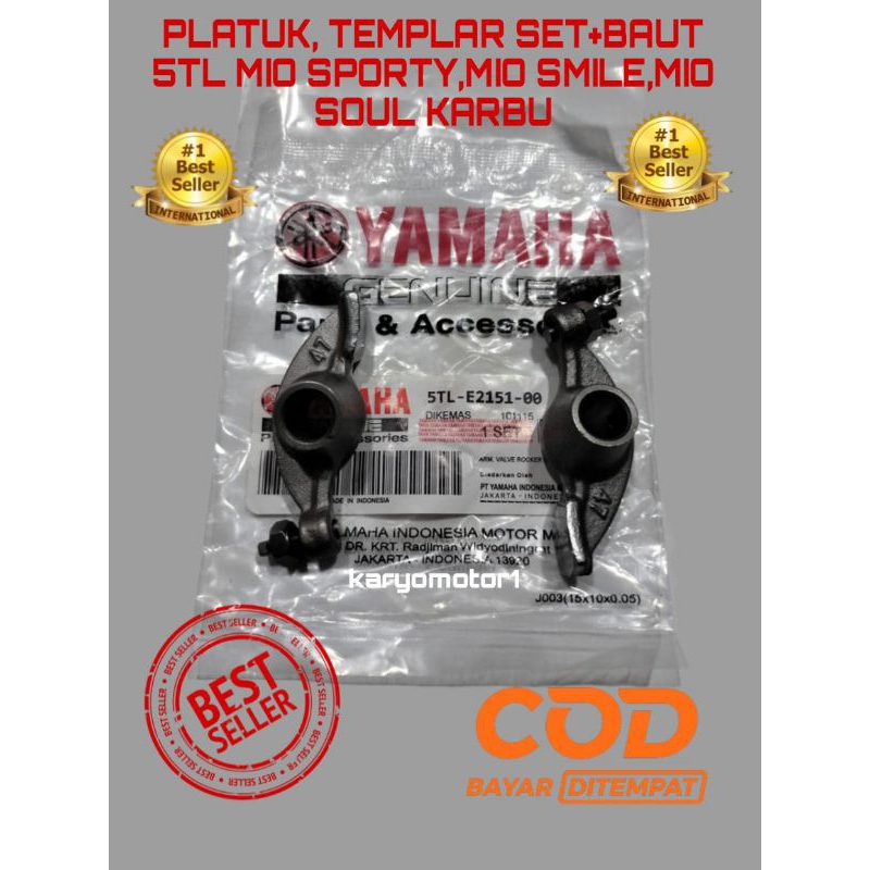PLATUK SET/TEMPLAR SET MIO SPORTY/MIO SMILE/MIO SOUL KARBU